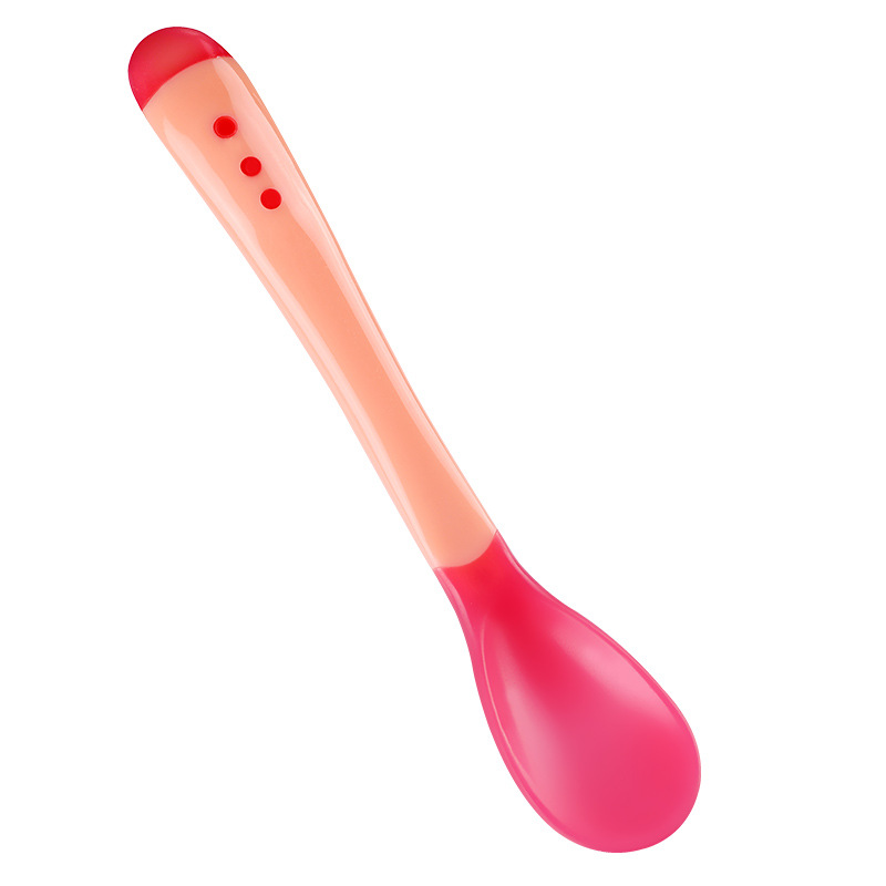 Baby Feeding Utensil Spoon & Fork With Case Soft Silicone No BPA