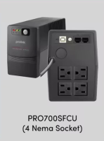 Prolink Super Fast Charging UPS Power Supply Backup Time 650VA 390Watts 4socket for Entry Level Computer Router Printer Laptop and Other Appliances 1 YEAR WARRANTY