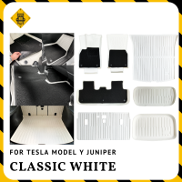 TESLA 2025/2026 Model Y Juniper Waterproof TPE Odorless Cargo Liners Floor Mats - 1 SET (9PCS)