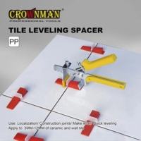 CROWNMAN 301pcs Insert Wedge Tile Leveler Tile Cross Tile clip Tile Leveling System For Tile Laying tile tool