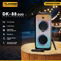 Platinum Karaoke DK88 Duo Party Jukebox Bluetooth Speaker with Built-in Karaoke