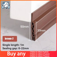 Flexible Door Seal Door Bottom Sealing Strip Sound Proof Foam Door Stopper Blocker Guard Wind Dust