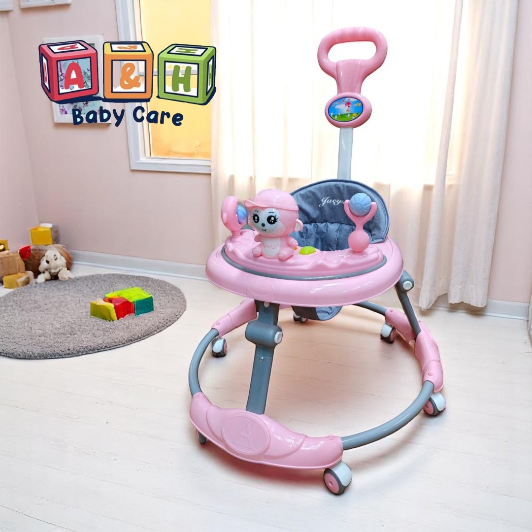 Baby Walker with music Foldable with Wheel Toddler Walk Learning Anti Rollover Model: 906/908