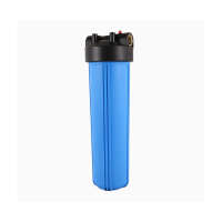 Big Blue 20″x4.5″ Water Filter Housing High Flow Rate for Deep Well | Sediment Carbon Softener Filter | Reusable Washable Pleated Cartridge