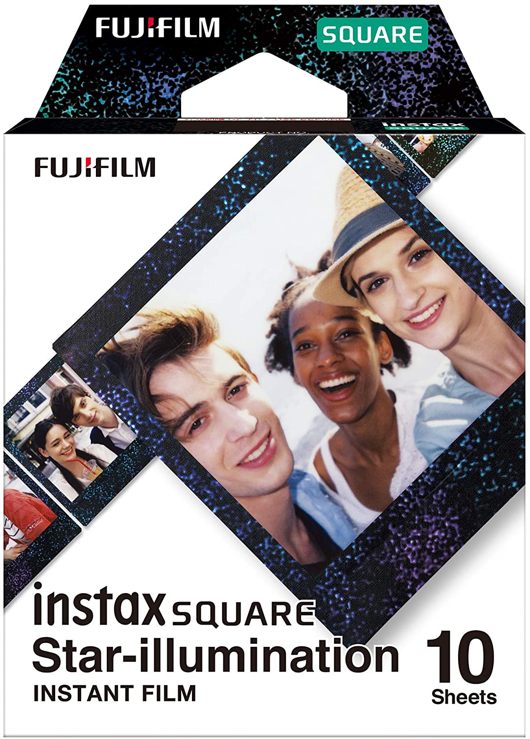 verteren Plantkunde Ondoorzichtig Fujifilm Black Frame Instax Square Star-Illumination Instant Film 10 S – JG  Superstore