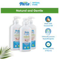 Perla Pure Liquid Hand & Body Soap (Bundle of 3 x 480ml) | Gentle & Moisturizing | Hypoallergenic | Made with Coconut Oil | Natural Ingredients | Daily Skin Care - Personal Care
