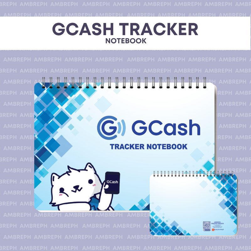 AMBREPH: GCASH TRACKER MONITORING NOTEBOOK l A5 SIZE LOGBOOK CASH-IN CASH-OUT PADS