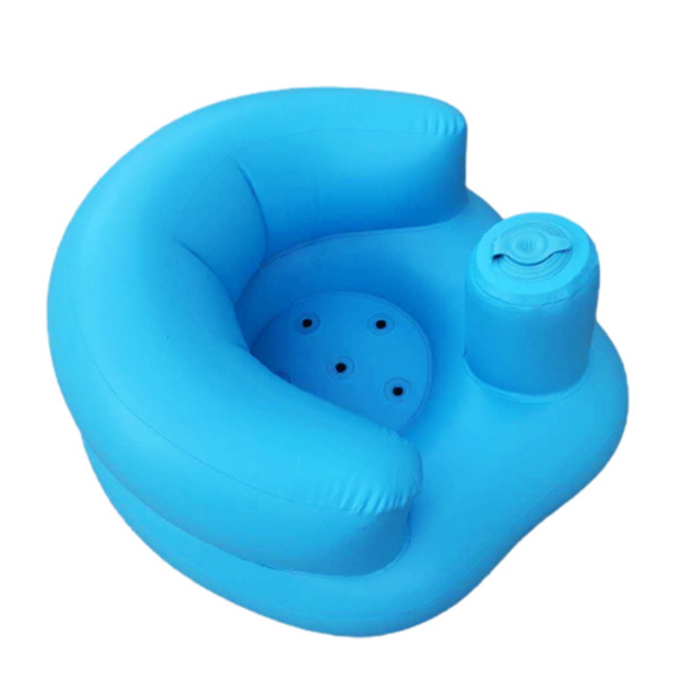Ecoplanet COD#Inflatable Baby Sofa Seat Infant Chair Toddler for Kids to learn Sit Inflatable Portable Baby Sofa Seat Inflatable Air Sofa Support Seat High Chair for Baby Kids Sofa