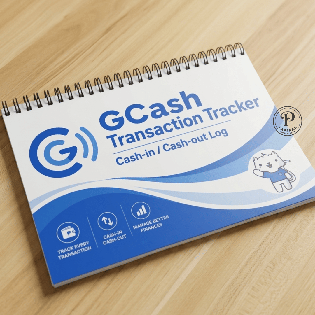 GCash Transaction Tracker | A5 Size | 120pages | Paperae