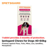 Ipetsgard Anti Tick and Flea for Dogs Same Ingredients as Bravect0 1Tablet Per Box