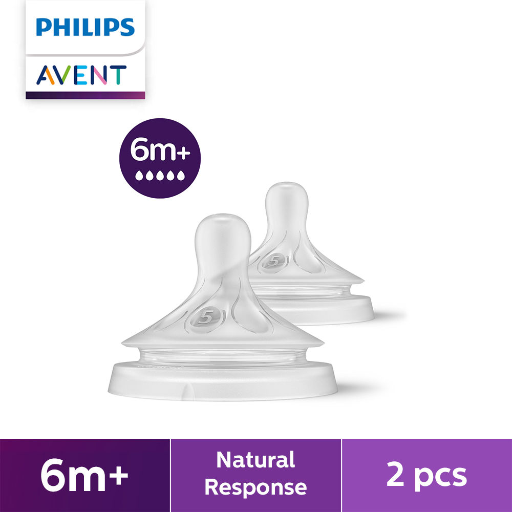 Philips AVENT 6m+ Natural Response Flow 5 Nipples 2-pack