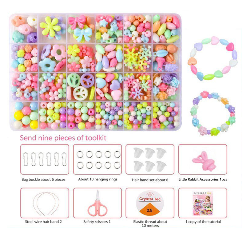 🔥🔥5000Pcs Rice Beads DIY Beaded Bracelet Material Early Education Alphabet Beads Jewelry Accessories Making and Crafts Set🔥🔥