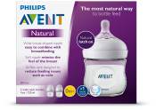 Philips Avent Natural Bottle 2 Pack 4oz Clear