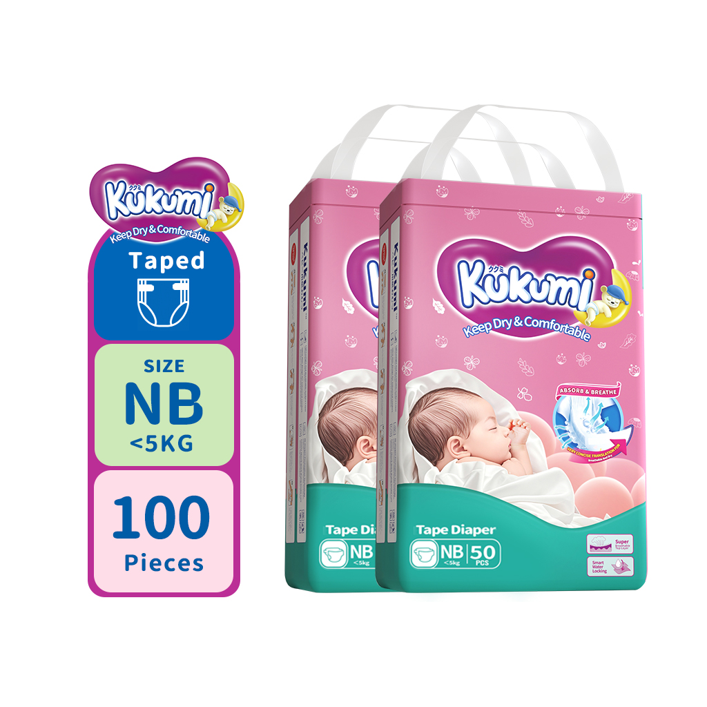 Kukumi Diaper Pants 100 Pcs Super Absorbent And Breathable Pull-up Pants