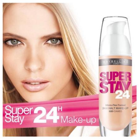 Maybellin super stay 24hrs long lasting liquid foundation Spf 19 - Normal Skin Cheap Maybellin Superstay 24hr Foundation / MigoStore