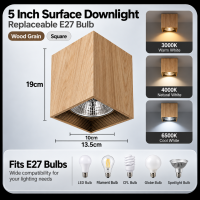 LED Downlight Ceiling Light Surface Mounted Pin Lights E27 Light Bulb Socket Pin Lights Ceiling lamp Spot Light