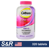 Caltrate Bone Health Advanced 600+D3 Plus Minerals Calcium 2-in-1 Dual Action 320 tablets