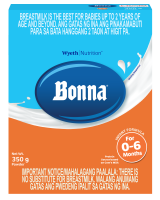 BONNA Stage 1 Infant Formula for 0 to 6 months Box 350g