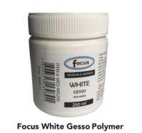 250ml Focus White Gesso OR Modeling Paste