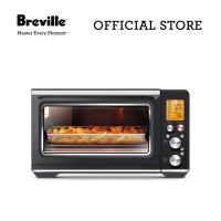 Breville Smart Oven Air Fryer Black Truffle Toaster Convection Oven with Air Fry Function 10 Smart Cooking Functions Including Air Fry