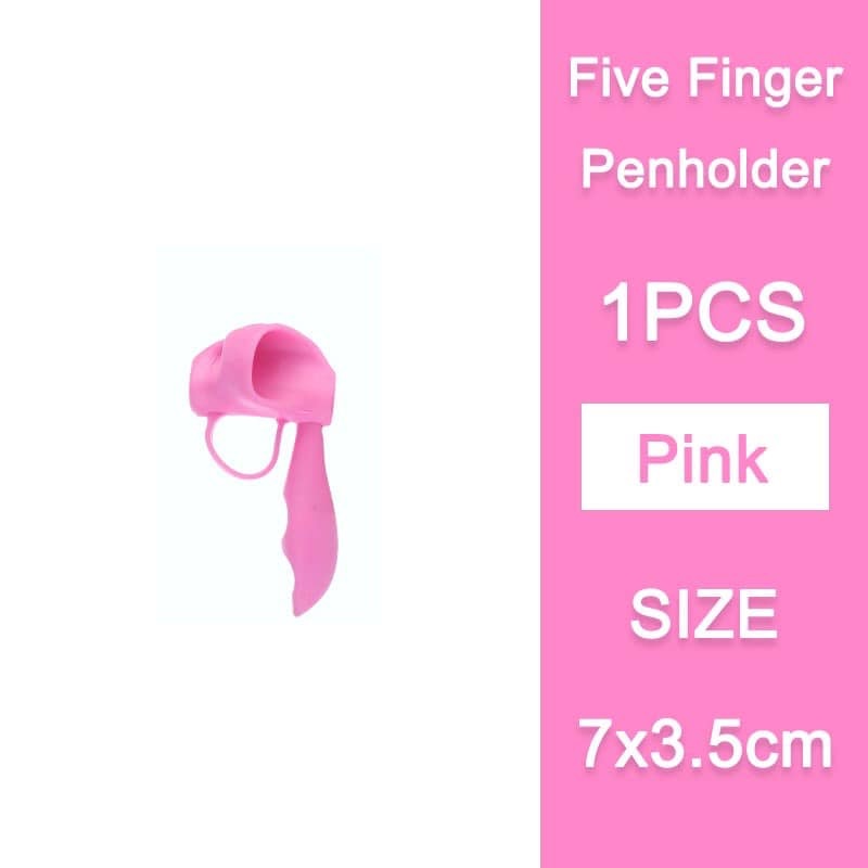 1Pcs Pencil Writing Holder Pen Grips Aid Training Grip Kids Silicone Handwriting Children Grippers Trainer Ergonomic