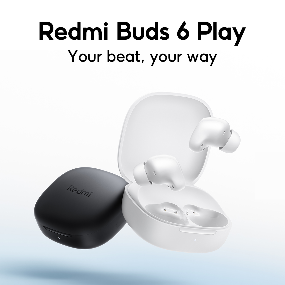 Xiaomi Redmi Buds 6 Play Bluetooth Wireless Earphone | 5.4 AI Noise Reduction, 10mm Dynamic Driver, Premium Sound Quality, and Clear Call Quality ราคา 290 บาท*ส่งฟรี