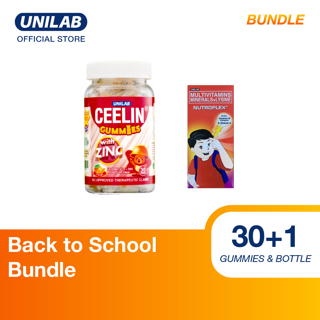 Back to School Bundle: Ceelin Gummies with Zinc 30s and Nutroplex 120mL Syrup