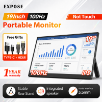 EXPOSE 11.6 inches Portable Monitor for Laptop 1080P FHD Monitor Extension Screen Monitor with TypeC HDMI Connection For Switch XBOX PS4 Computer Display