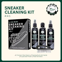 LaSoleManila Sneaker Cleaning Kit (4 in 1) Sneaker Deodorizer with Oil and Water Shoe Shield Protect Shoe Brush