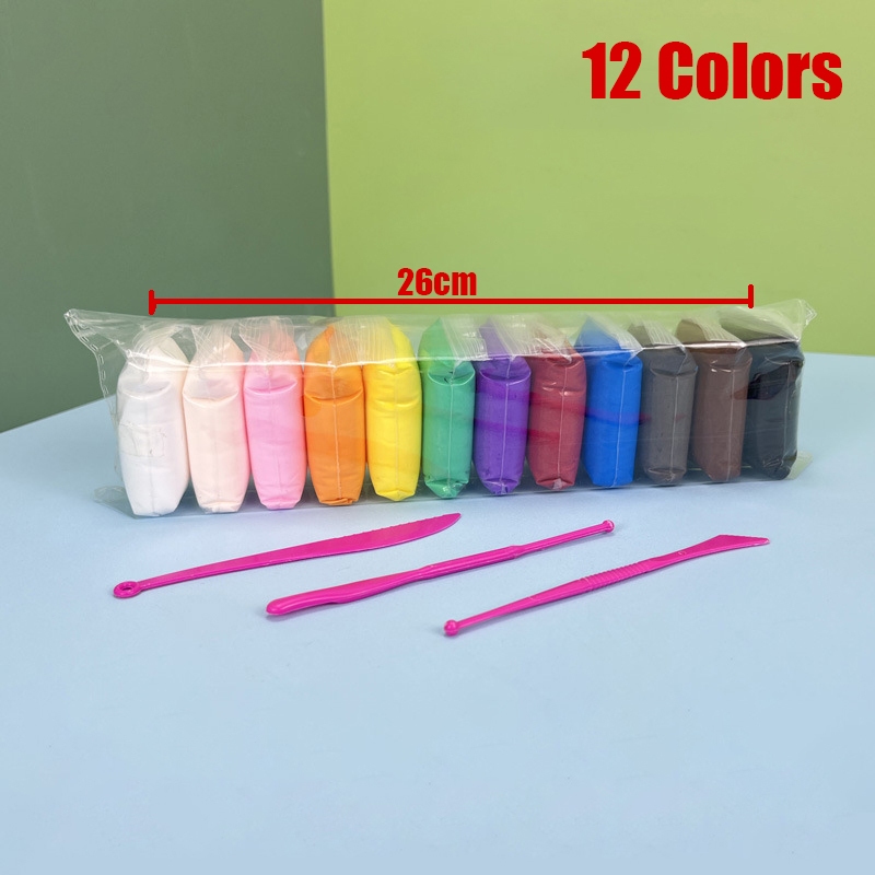 Super Lightweight Air Dry Modeling Clay Kit ( 36 Colors ) Light Weight Clay Foam Clay