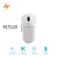 ATK Dragonfly Series A9/A9SE/A9 Plus  Wireless E-sports Gaming Mouse Ultra-lightweight Tri-mode PAW3311/3395SE/3395 Sensor Ultra Dual Ergonomic Mice