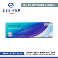 Precision 1 Daily Disposable Clear Contact Lenses (30 pcs/box)  EYE REP Express