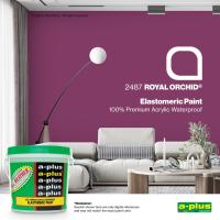 A-Plus All Weather Elastomeric Paint for Exterior and Interior Semi Gloss Finish 4L 57 color.