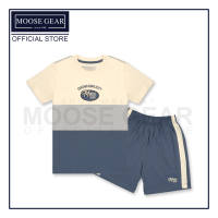 Moose Gear T-Shirt With Short Set With Print Details Pale Blue Combi (TSS 607 16255)