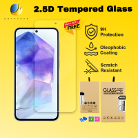 Samsung A56 A55 A54 A53 A52S A52 A51 A50 5G Premium 2.5D Clear Tempered Glass HD Oleophobic Coating 9H Scratch Resistant Screen Protector Protection Bubble-Free Case Friendly Screen Guard