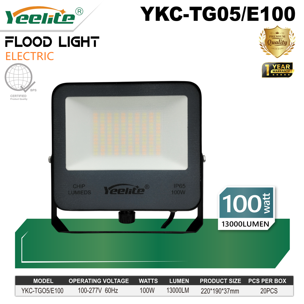 YEELITE Spotlight Led Light Flood Light 220V Outdoor Waterproof AC Wall Lamps Spotlights 6000K 3000K IP65 Energy Saving Street Lamp White Led SearchLight For Home Yard Garden Playground Deck Shed Fence Front 30W/50W/100W