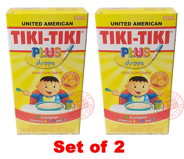 Tiki Tiki Plus Drops 30ml Set of 2