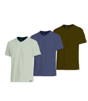 Jockey Cotton Rich Elance V-Neck T-Shirt Set of 3