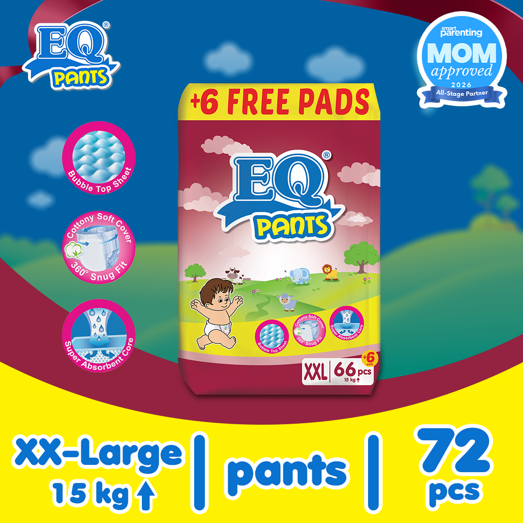 EQ Pants Mega Pack XXL (15kg up) - 66 pcs x 1 (66 pcs) - Diaper Pants
