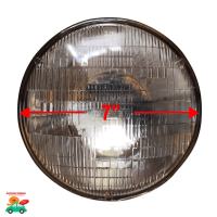 Headlight Round  ″Wagner Brand″ H4 12V  7″(1 piece ONLY) for Multicab Owner types Hammer Wrangler Tamiya JEEPS Pajero Nissan Patrol Tamaraw Kijang VAN