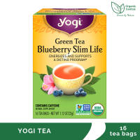 Yogi Tea Green Tea Blueberry Slim Life 16 Organic Tea Bags