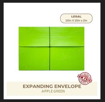 Colored Expanded Envelope with Garter Long Size For Files