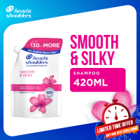 Head & Shoulders Shampoo Anti Dandruff Smooth & Silky Hair Care 420ML Refill