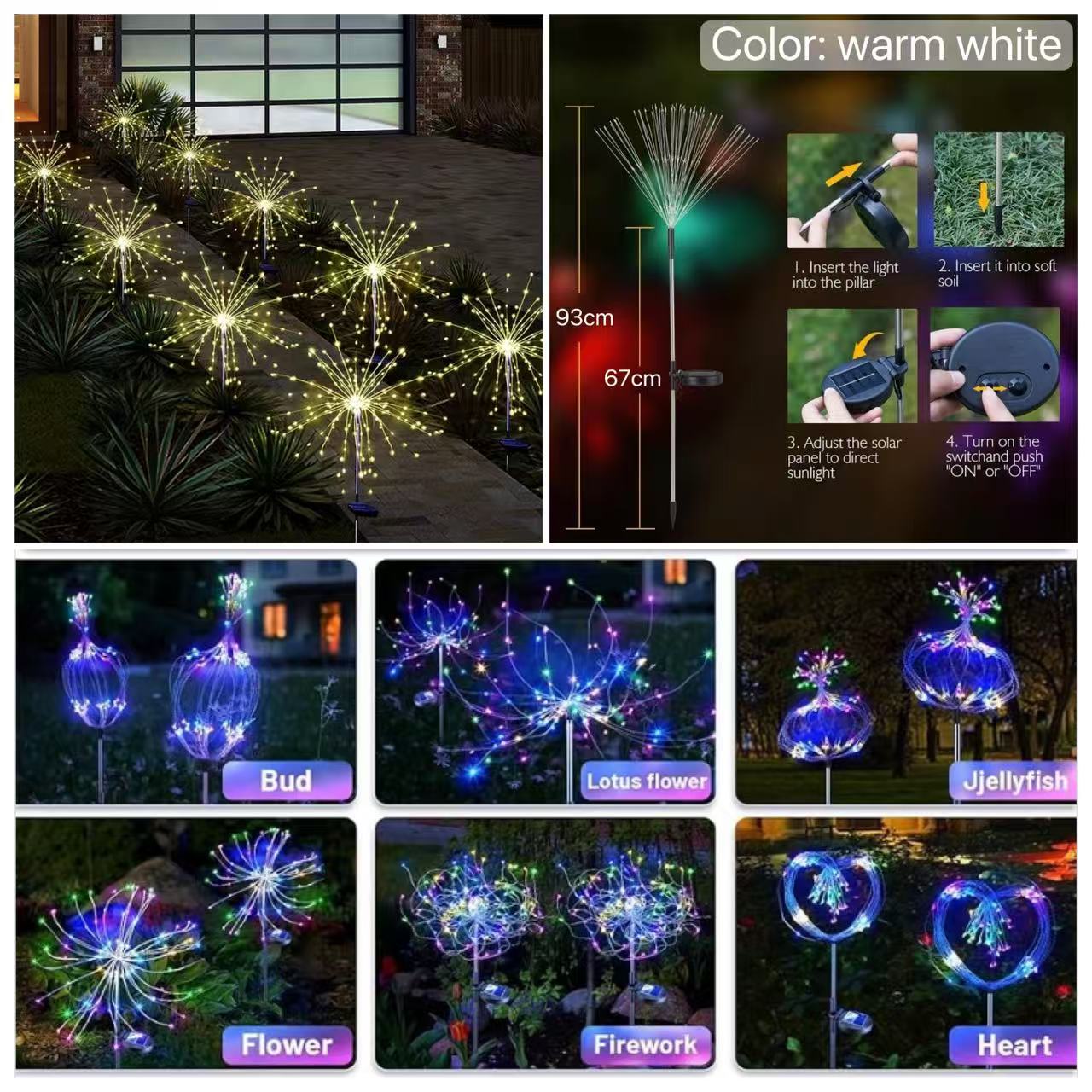 Xmas Lights Outdoor Waterproof Christmas Lights For Xmas Tree Decor String Lights Christmas Lights Solar Outdoors LED Lights Strip Light Solar Christmas Decor Solar Lights With Solar Panel Solar Light Piso Sale Christmas Light For Tree Xmass Light Solar