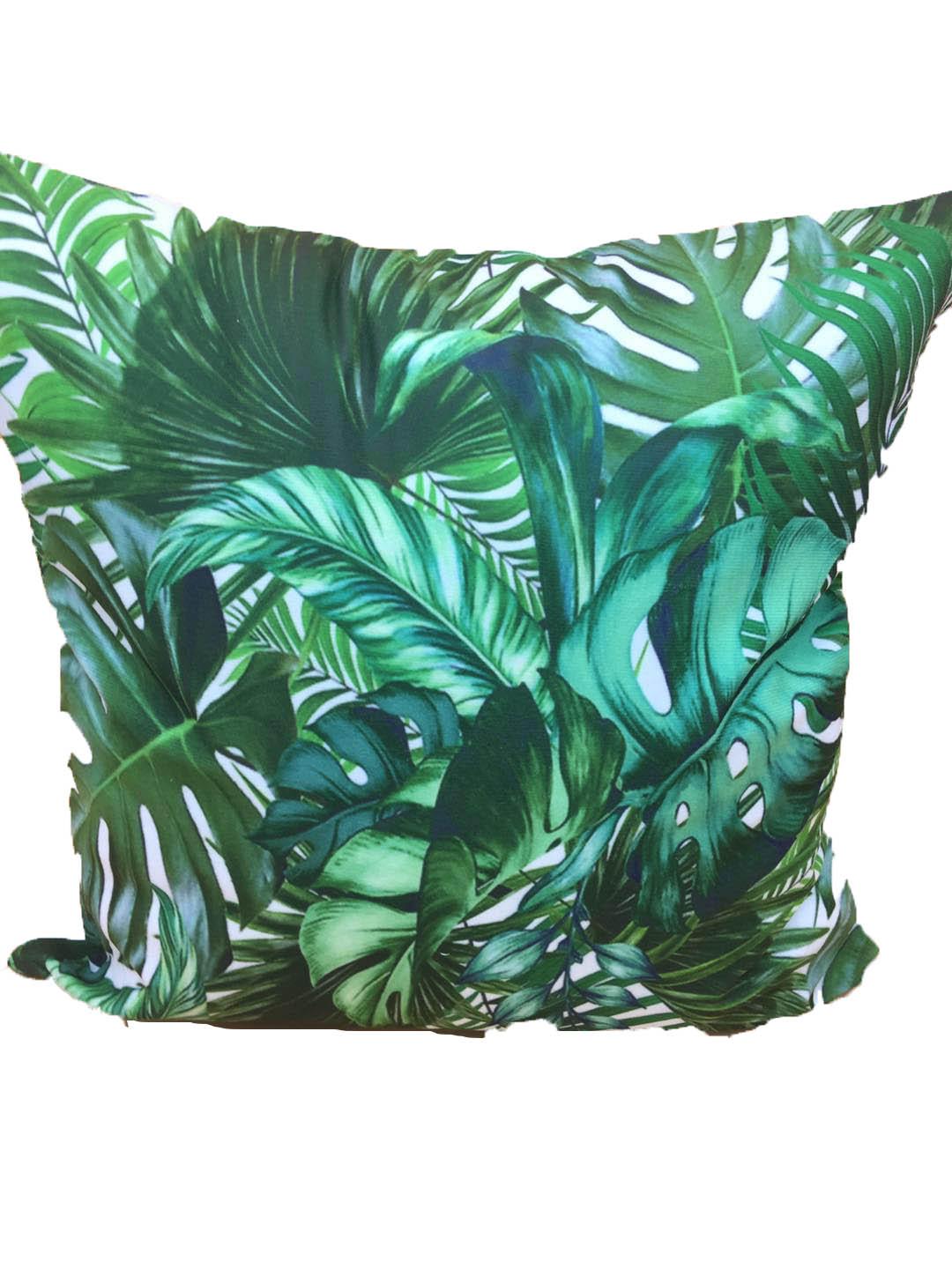 Vintage Flower Tropical Leaves Waist Throw pillow case  (P3237)