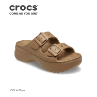 Crocs Womens Saturday Platform Sandal Spa in Sepia