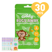 Cuddly Mosquito Patch Citronella Scent Extra-Safe (30 Pcs)