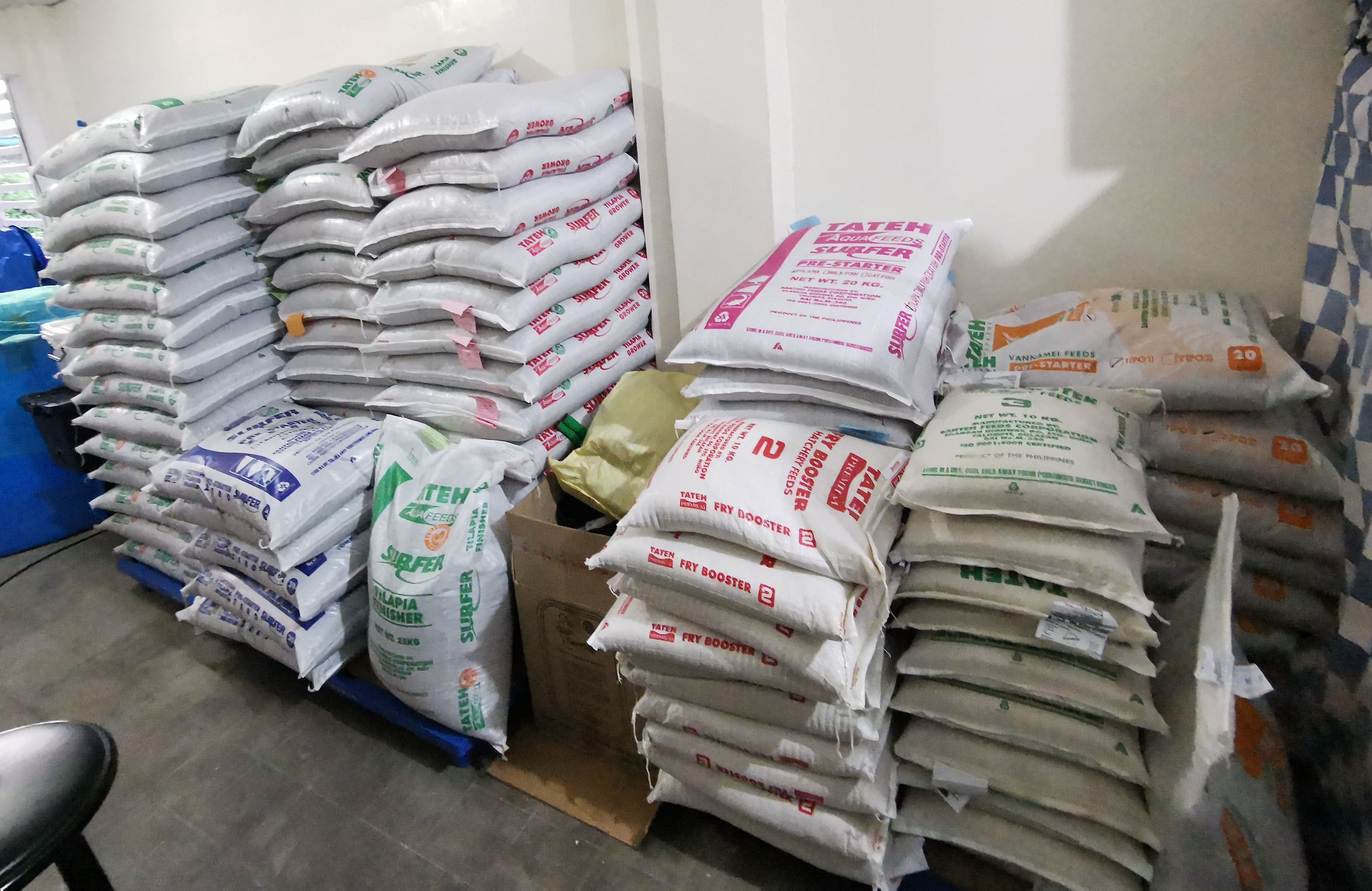 Tateh Aquafeeds Vannamei PreStarter Feeds Sinking Pellets PO1 PO2 Mash