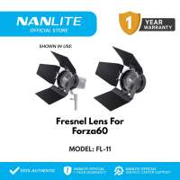 NANLITE FRESNEL LENS FOR FORZA 60 (FL-11) FORZA 300 & FORZA 500 (FL-20G) W/ BARNDOOR | LIGHTING MODIFIER ACCESSORIES