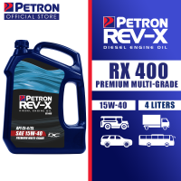PETRON REV-X RX400 PREMIUM MULTI-GRADE (TREKKER)  DIESEL ENGINE OIL SAE 15W-40 (4 Liters)